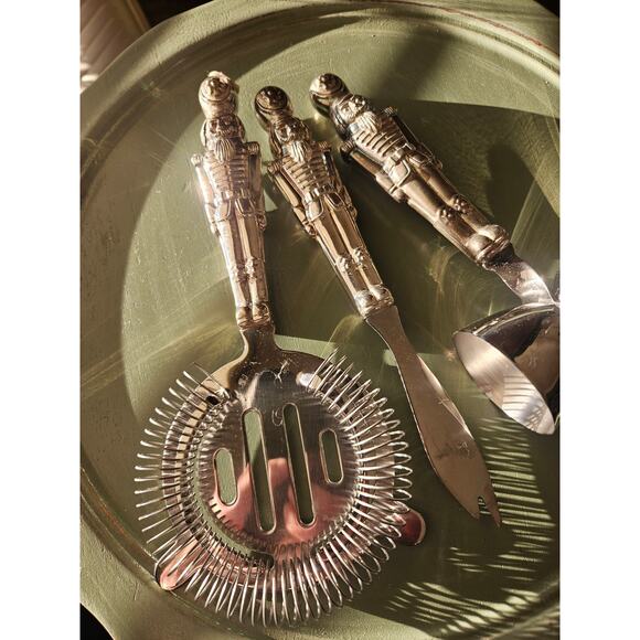 Godinger Nutcracker Bar Tool Set – 3 Piece - Picture 6 of 6